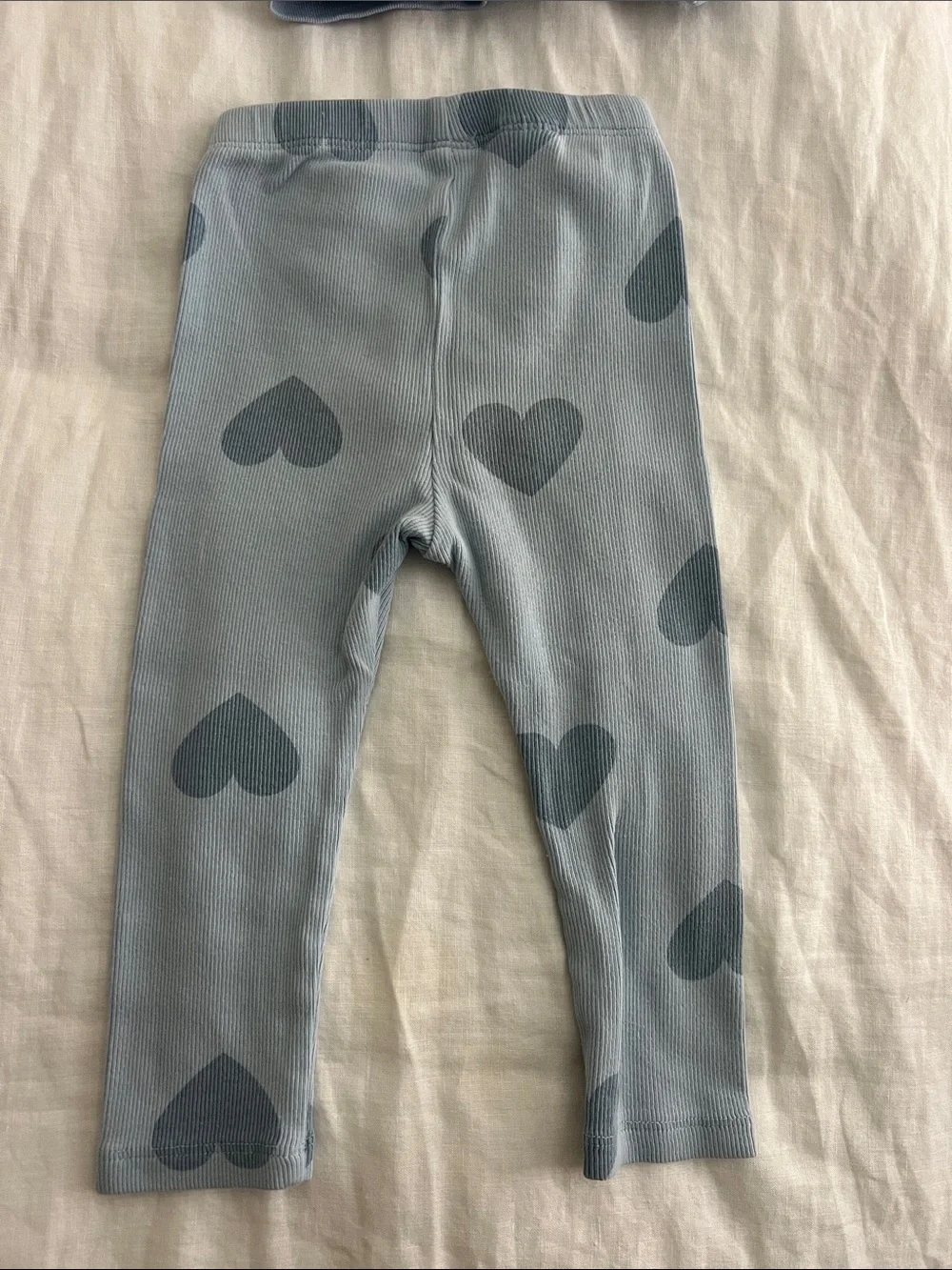 GAP Light Blue Heart Print Sweatshirt Set